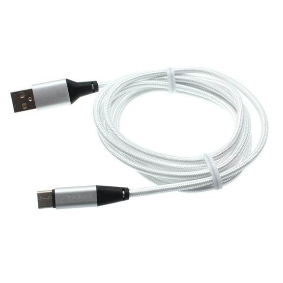Type-C 6ft USB Cable for T-Mobile REVVL 6 PRO 5G Phone - Charger Cord Power Wire USB-C Long J1R Compatible With REVVL 6 PRO 5G