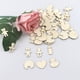 thumbnail image 5 of Inteprter 200 piezas de rebanadas de madera, adorno para el hogar exquisito y sencillo, pieza artesanal, accesorio para hacer diferentes manualidades Artesanía Inteprter HA012601-00, 5 of 5