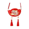 thumbnail image 1 of Bolso de hombro con dragón bordado: diseño tradicional y creativo para el Festival de Primavera, 1 of 8
