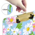 thumbnail image 6 of FORMRS Acrylic Clipboard with Low Profile Clip Standard A4 Letter Size, 12.5" x 9", Blue Floral, 6 of 8