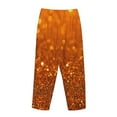 thumbnail image 5 of Disketp Golden Giltter Print Women'S Comfy Pajama Pants Casual Drawstring Palazzo Lounge Wide Leg Pants, 5 of 9
