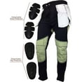 thumbnail image 7 of JuicyTrendz Men’s Motorbike Jeans Denim Motorcycle Pants with Protective Pads for Safety Black W36 x L34, 7 of 7