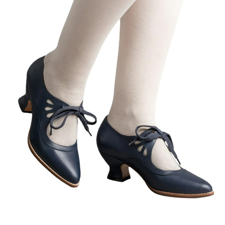 GYUJNB Women's Lace Up Wingtip Pump Oxfords Brogues GYUJNB Women's Lace Up Wingtip Pump Oxfords Brogues