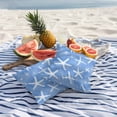 thumbnail image 5 of Outdoor Pillow Cover White Starfish Set of 2 Waterproof Throw Pillowcases Blue Background Decorative Patio Furniture Pillows for Couch Garden Indoor & Outdoor Use, 5 of 9