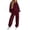 Wine-A, variant on Trgacdwlo Fleece Lined Sweat Outfits for Women 2 Pieces Tracksuit Fuzzy Hoodie Baggy Jogger Sweatpants Set Fall Winter Warm Plush Matching Sweat Sets Light Gray XXL