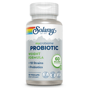 Solaray Mycrobiome Weight Formula | Specially Formulated for Weight Health | Supports Normal Appetite, Energy Levels & More | 50 Billion CFU | 30 ct