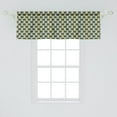 thumbnail image 2 of Ambesonne Folk Art Window Valance, Scandinavian Fish Motifs, 54" X 18", Petrol Blue Yellow, 2 of 3