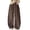 Coffee, variant on Wide Leg Pants for Women High Waisted Palazzo Pants Flowy Saber Cut Trousers Color Dark Gray Size M