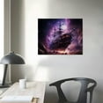 thumbnail image 3 of JRXY  Seascape Wall Art Ocean Waves Storm Pictures Nature Lightning Artwork Prints Sailboat Painting Posters for Living Room Bedroom Office Decor 20x16in, 3 of 4
