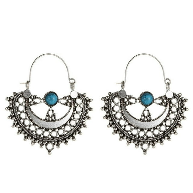 European And American New Retro Ethnic Style Hollow Pattern Ladies Earrings