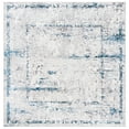 thumbnail image 3 of SAFAVIEH Amelia Romeo Abstract Area Rug, Gray/Blue, 6'7" x 6'7" Square, 3 of 11