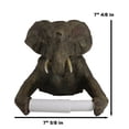 thumbnail image 3 of Ebros Pachyderm Servant Safari Elephant Holding Toilet Tissue Paper Holder, 3 of 12