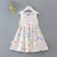 thumbnail image 2 of Utlike Girls Summer Dress Floral Dress Sleeveless Casual Dress For Children Toddler Easy Fitting Sundress Size 6 Years-7 Years, 2 of 4