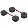 thumbnail image 4 of 4Pack Typewriter Ribbon Twin Spool Typewriter Ribbon Red and Black Twin Spool Replacement Pack for Most Typewriter,4 x Typewriter ribbons,Black & Red, 4 of 10