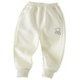 thumbnail image 3 of Asxite Toddler Casual Loose Sweatpants Winter Pants Print Ankle 2-8 Y, 3 of 4