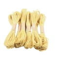 thumbnail image 2 of GUOOL 10 Bundles Gift Jute Tag Jute Burlap Ribbon Twine Rope Cord String DIY Yellow, 2 of 5