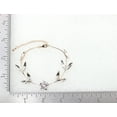 thumbnail image 4 of Faship Gorgeous Clear Rhinestone Crystal Floral Bracelet 7.5" - 9", 4 of 4