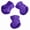 Purple, variant on 3 Pcs Fluorescent Orange Neck Gaiter Mask UV Sun Protection Windproof Bandana Scarf Unisex Face Cover for Summer Outdoor