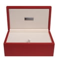 thumbnail image 3 of Silverman & Co. Double 9 Large White Domino Set - Red Case, 3 of 7