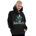 thumbnail image 3 of My One Defense His Righteousness Women Plus Size Graphic Pullover Hoodie Brisco Brands 4X, 3 of 4