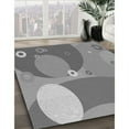 thumbnail image 3 of Ahgly Company Machine Washable Indoor Rectangle Transitional Dim Gray Area Rugs, 5' x 7', 3 of 7