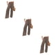 thumbnail image 4 of Pantalones Qarigey Mujer verano primavera color sólido largo suelto Casual pierna ancha, 4 of 6