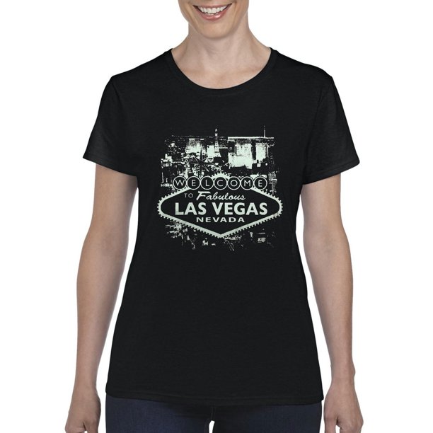 IWPF - Womens Welcome to Las Vegas Nevada Short Sleeve T-Shirt ...