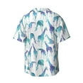thumbnail image 4 of Goofa Cool Giraffe Printed Men's Casual Short-sleeved Shirt,Lightweight Breathable Button-down,Summer Casual men's top,Versatile Fashion shirt-XX-Large, 4 of 7