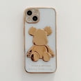 thumbnail image 1 of Funda de teléfono con oso para Apple, carcasa transparente a prueba de golpes para iphone 13 Pro Max, 12, 14 Pro Max, 11 Pro, XS, Max, XR, X, 7, 8 Plus, SE, 1 of 4