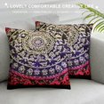 thumbnail image 3 of Floor Seating Cushion Covers Only Round Throw Pillows Cover Boho Mandala Pouf Seat For Kids Outdoor Oversized Ottoman Hippie Decor Flower Printed (Pillow Cover Only, Without Filler), 3 of 5
