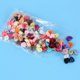 thumbnail image 3 of 300pcs/lot Mini Handmade Satin Ribbon Rosettes Fabric Flower Appliques For Wedding Decoration Craft, 3 of 5