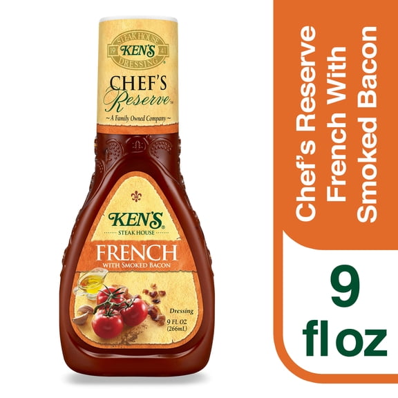 Ken's Steak House Chef's Reserve French with Smoked Bacon Dressing 9 fl oz