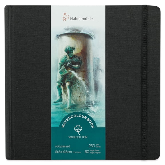 Hahnemühle Watercolor Book - 7.7" x 7.7", 60 Pages, Square