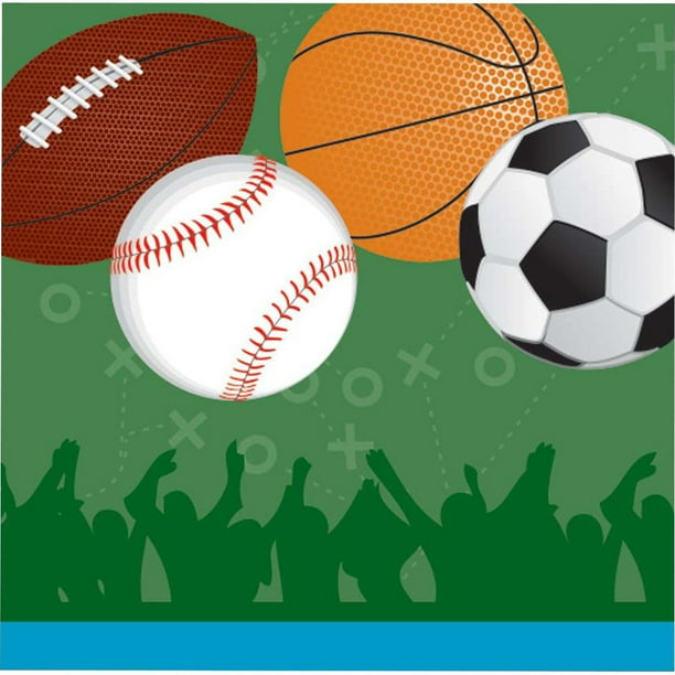 Sports Party Luncheon Napkins, 32ct, Great for Birthday Parties