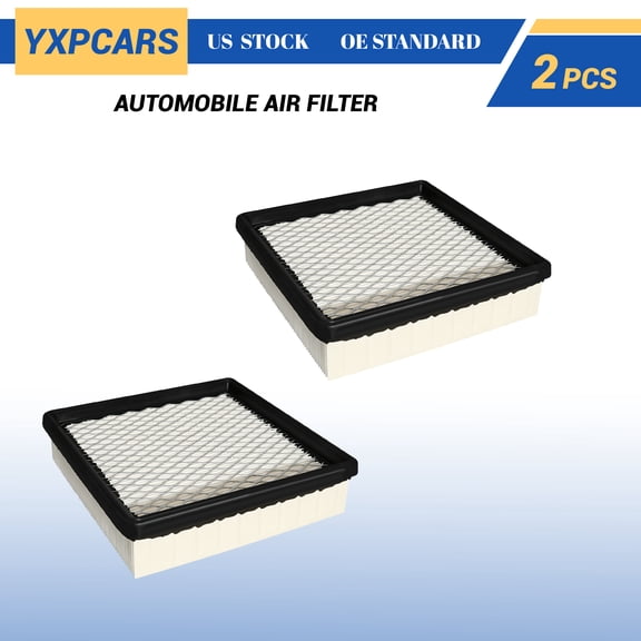 YXPCARS 2-Pack Engine Air Filter (CA3915), Replacement Front Engine Air Filter for Chevrolet Camaro 1985 1986-1992 V6 2.8L V8 5.0L V8 5.7L