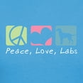 thumbnail image 3 of CafePress - Peace, Love, Labs Women's Dark T Shirt - Women's Traditional Fit Dark T-Shirt, 3 of 4