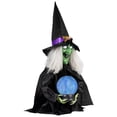 thumbnail image 4 of Northlight Lighted Touch Activated Fortune Telling Witch Halloween Decoration - 26" - Multi Lights, 4 of 8