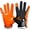 Orange, variant on Lupine Rage Football Receiver Gloves Tacky Silicone Grip Padded 1-Pair Small, Orange