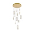 thumbnail image 7 of Elegant Lighting Polaris 12 Light Royal Cut Crystal LED Pendant in Gold, 7 of 7