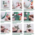 thumbnail image 3 of Kit de bricolaje de árbol de Navidad JanHm hecho a mano decoraciones 15 cm 10 cm, 3 of 5