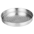 thumbnail image 6 of mDesign Lazy Susan Metal Turntable 12" Spinner, Kitchen Organization - Chrome, 6 of 6