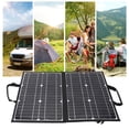 thumbnail image 1 of Panel Solar Portatil, Panel Solar Plegable De 60W Puerto Monocristalino Tipo C Para Teléfono Celular Para Acampar, 1 of 7