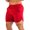 Red, variant on YYDGH Mens Dry Fit Running Athletic Shorts with Pockets, Water Resistant Lightweight Gym Workout Exercise Shorts Side Split Elastic Waist Shorts(Black,L)