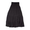thumbnail image 4 of Ragstock Black Smocked Waist Maxi Skirt, 4 of 4