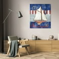thumbnail image 3 of Paul Brent 26x32 Gallery Wrapped Canvas Wall Art Titled - Maritime Boat II, 3 of 4