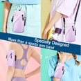 thumbnail image 3 of Brazalet para teléfono, Bolsos cruzados pequeños con bandolera y brazalete, Coatibl con iPhone y todos los teléfonos celular, Uso para correr, caminar, senderismo y ciclismo (Tamaño Plus, 3 of 5