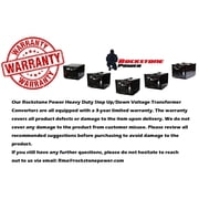 ROCKSTONE POWER 5000 watt step up/down voltage converter transformer, 110V to 220V power transformer with circuit breaker