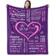 thumbnail image 1 of LHSHID 40th Birthday Gifts for Women Blanket 40th Birthday Gifts Ideas Birthday Gifts Throw Blanket Women 40th Birthday Gifts for Sister Wife Mom 40 Year Old Birthday Gift Ideas 40x50in, 1 of 6