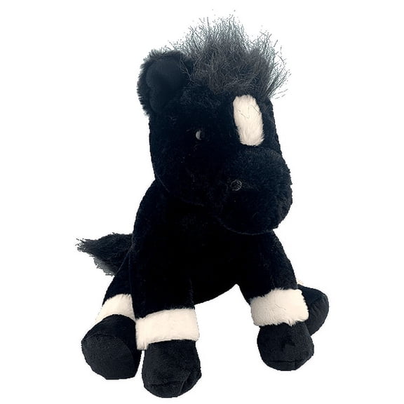 BlackJack Farm Horse Plush Toy 16 inch Black Stuffed Animal