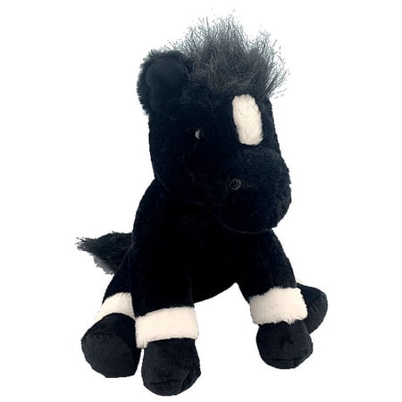 BlackJack Farm Horse Plush Toy 16 inch Black Stuffed Animal